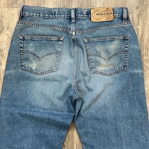 Vintage Diesel Cochise Western Wear Denim Jeans Size 34X34 - Picture 2 of 7